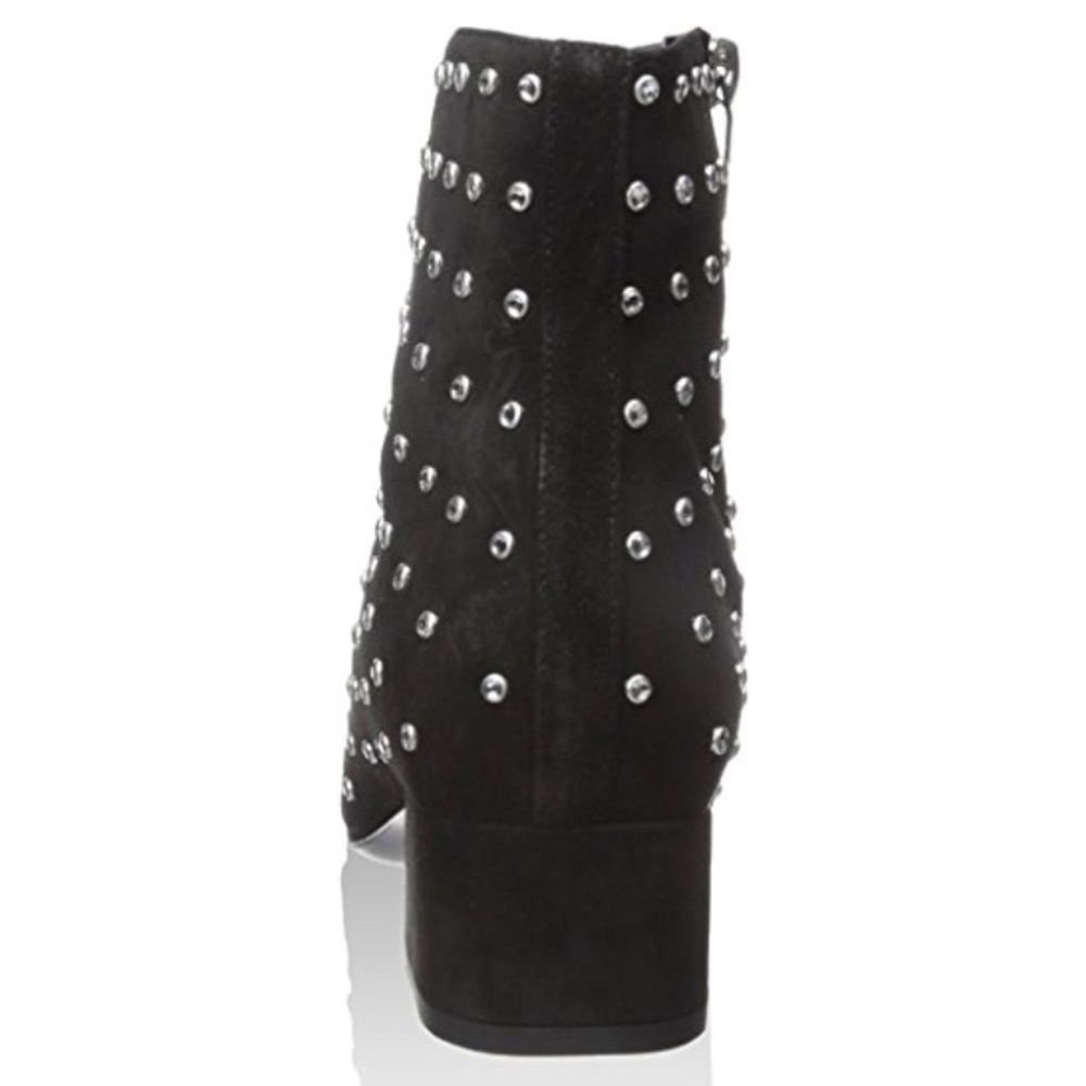 Saint Laurent Black Boot with Studs & Rhinestones - Picture 4 of 6
